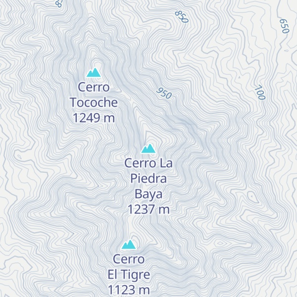 Map of Cerro La Piedra Baya