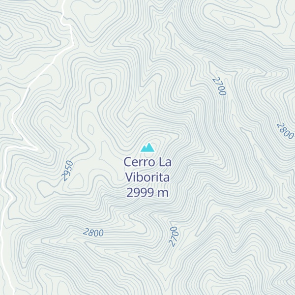 Map of Cerro La Viborita