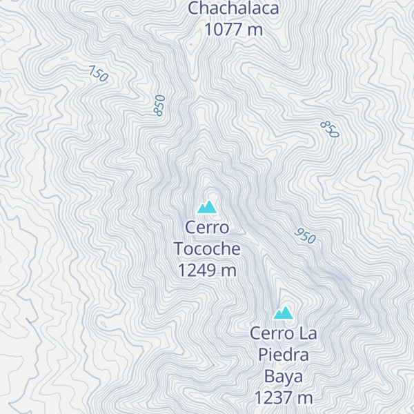 Map of Cerro Tocoche