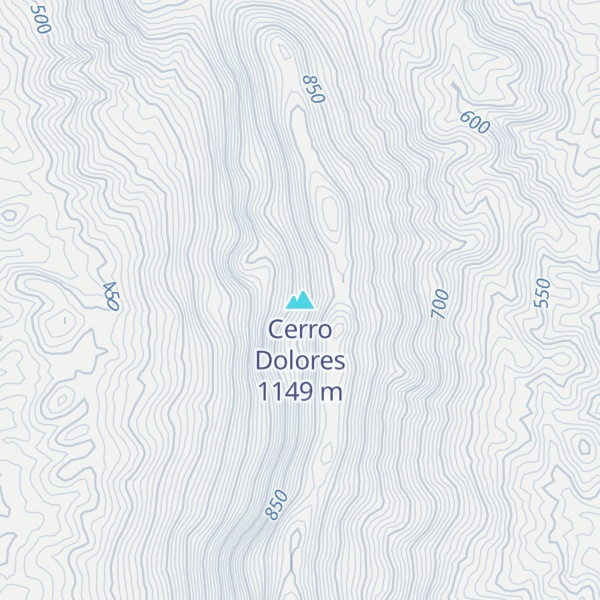Map of Cerro Dolores