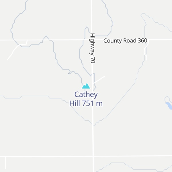 Map of Cathey Hill