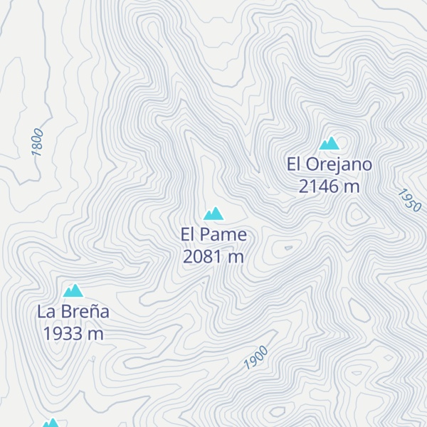 Map of El Pame