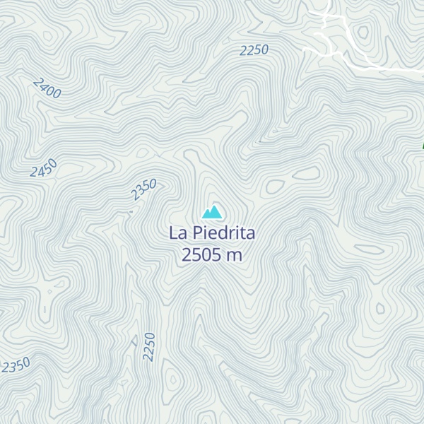 Map of La Piedrita