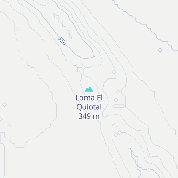 Map of Loma El Quiotal