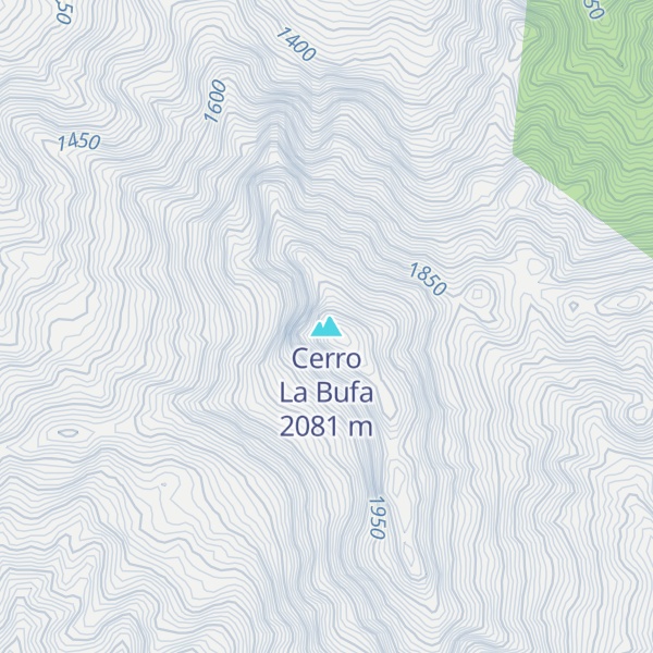 Map of Cerro La Bufa