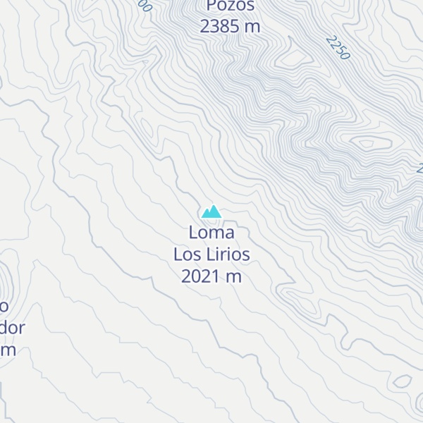 Map of Loma Los Lirios