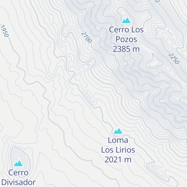 Map of Loma Atravesada