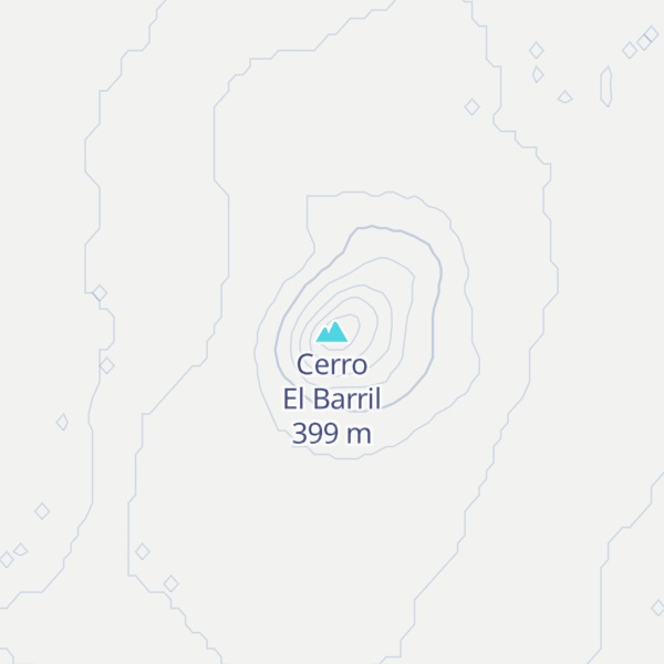 Map of Cerro El Barril