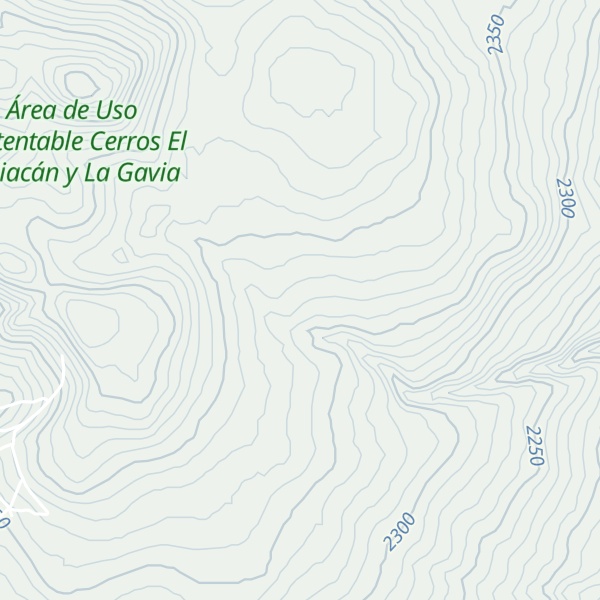 Map of Cerro La Gavia