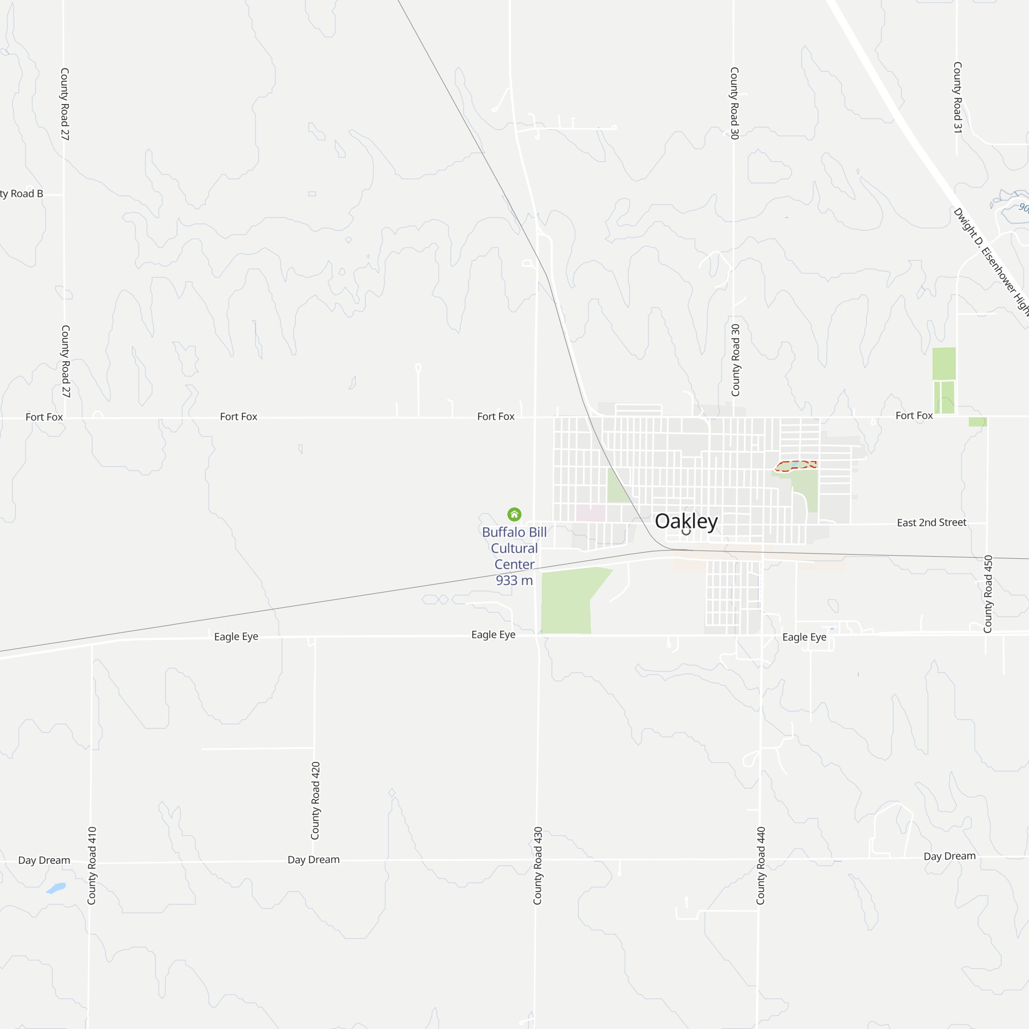 Buffalo Bill Cultural Center map