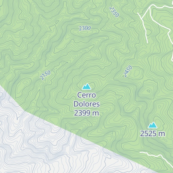 Map of Cerro Dolores