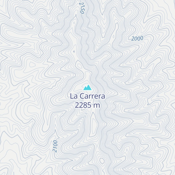 Map of La Carrera