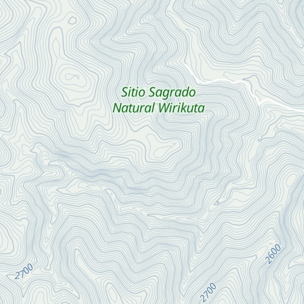 Map of Cerro El Ombligo