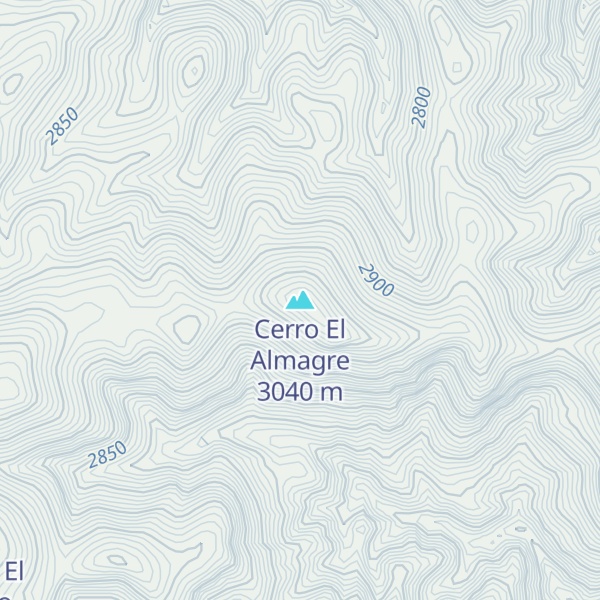 Map of Cerro El Almagre