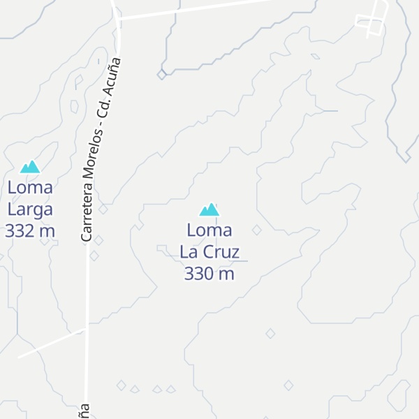 Map of Loma La Cruz