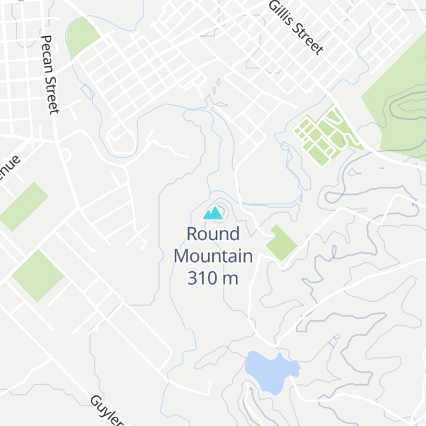Map of Round Mountain