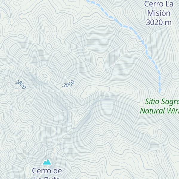 Map of Cerro Grande
