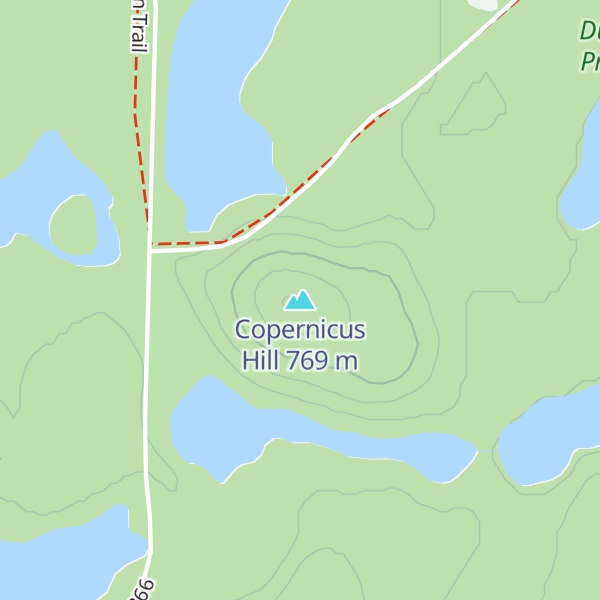 Map of Copernicus Hill
