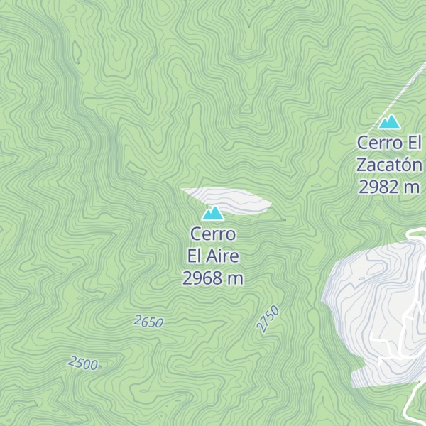 Map of Cerro El Aire