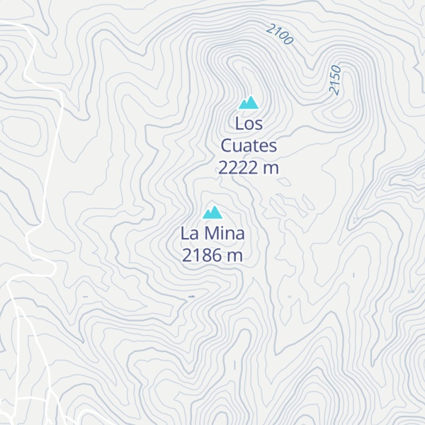 Map of La Mina