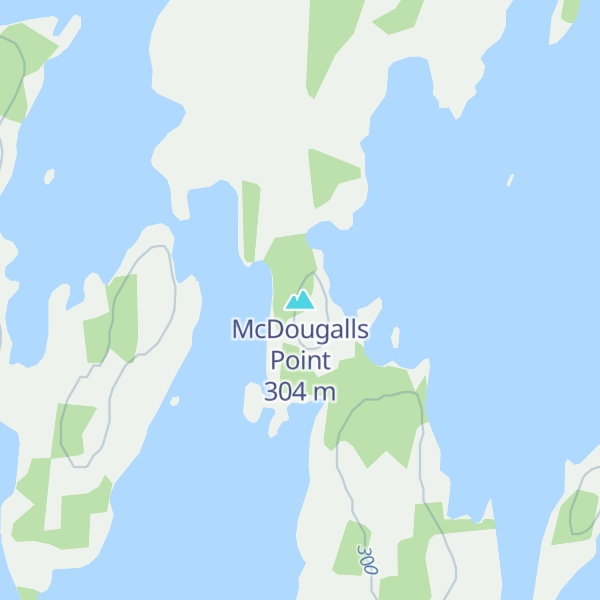 Map of McDougalls Point