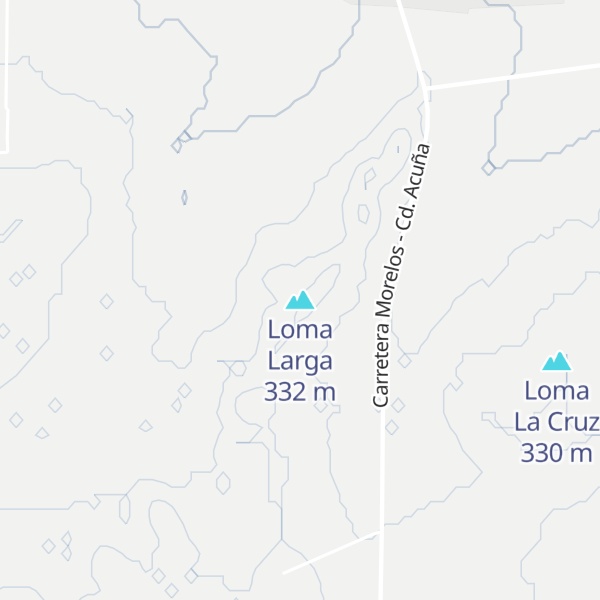 Map of Loma Larga