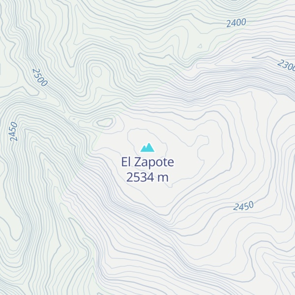 Map of El Zapote