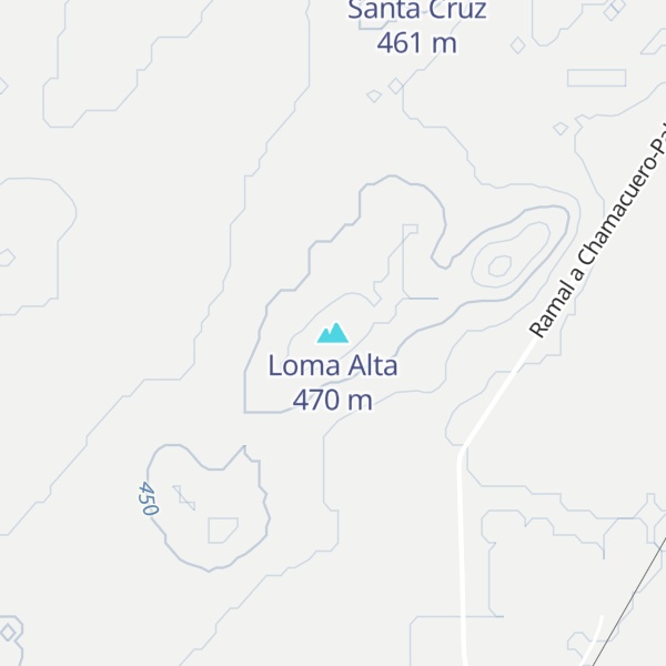 Map of Loma Alta