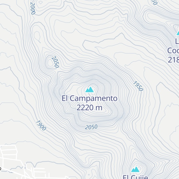 Map of El Campamento