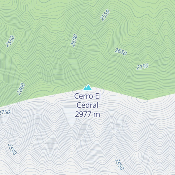 Map of Cerro El Cedral