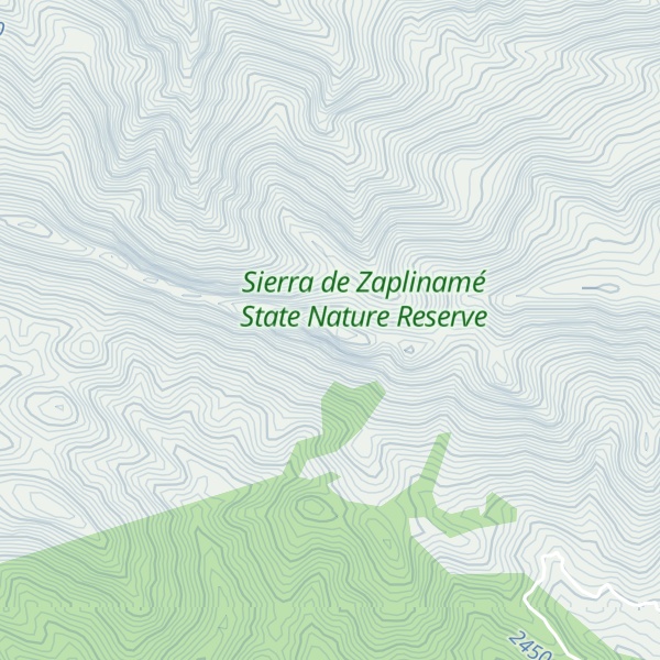 Map of Cerro Los Colmillos