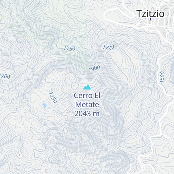 Map of Cerro El Metate