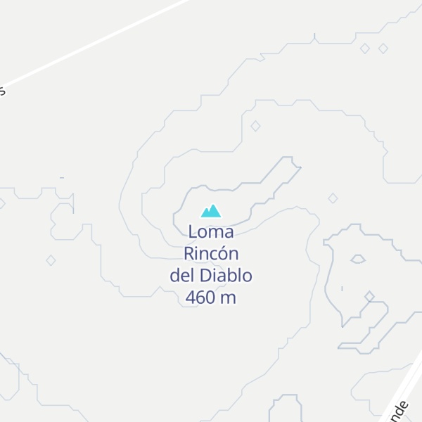 Map of Loma Rincón del Diablo