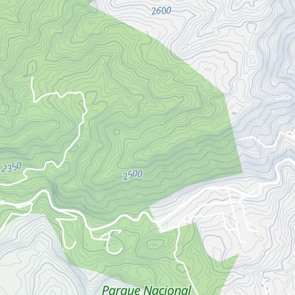 Map of Cerro El Chivo