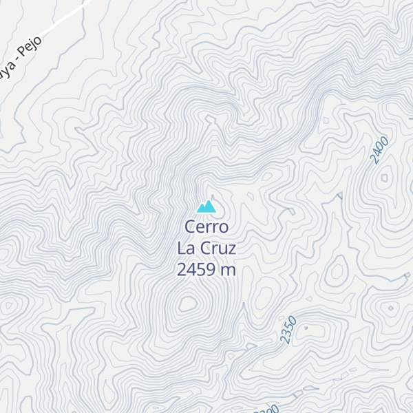 Map of Cerro La Cruz