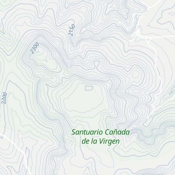 Map of Mesa Ojo de Agua