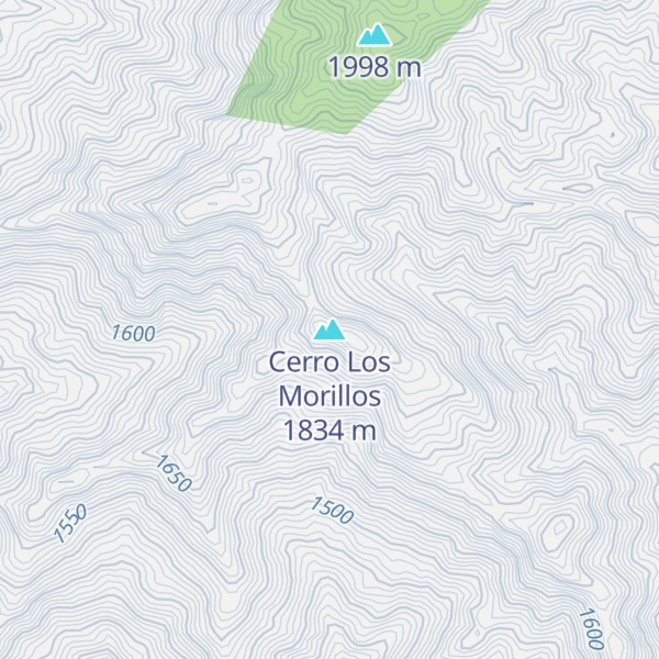 Map of Cerro Los Morillos