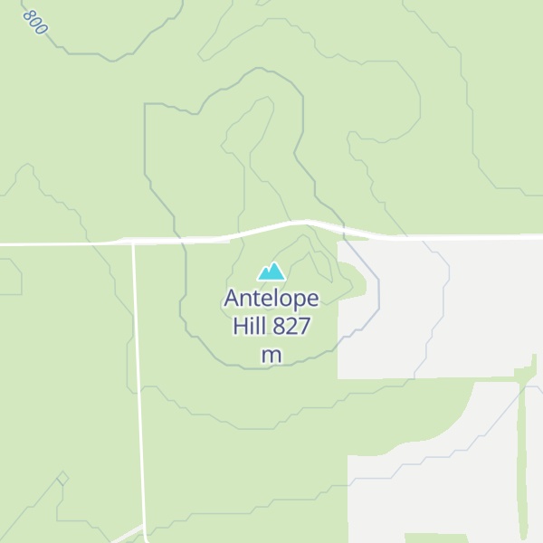 Map of Antelope Hill