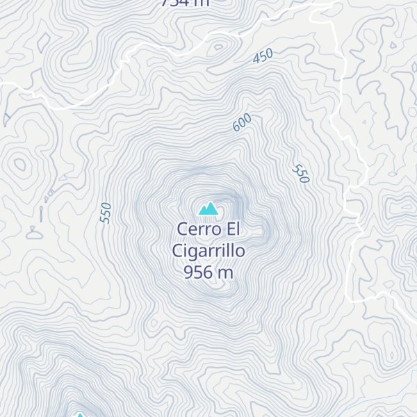 Map of Cerro El Cigarrillo