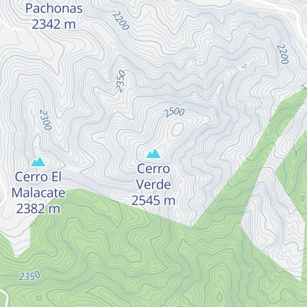 Map of Cerro Verde