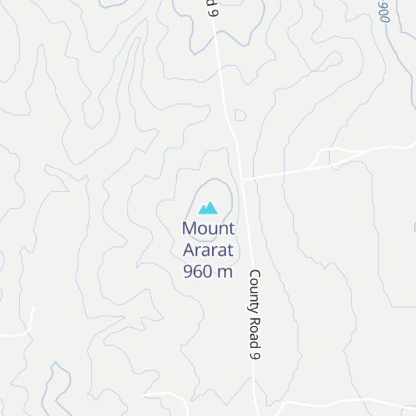 Map of Mount Ararat
