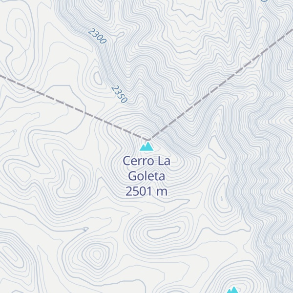 Map of Cerro La Goleta