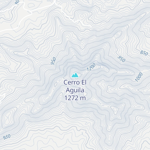 Map of Cerro El Aguila