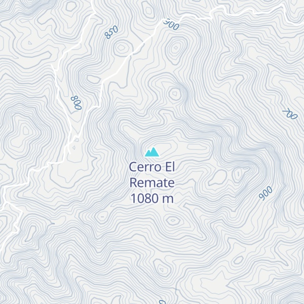 Map of Cerro El Remate