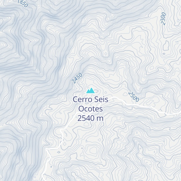 Map of Cerro Seis Ocotes