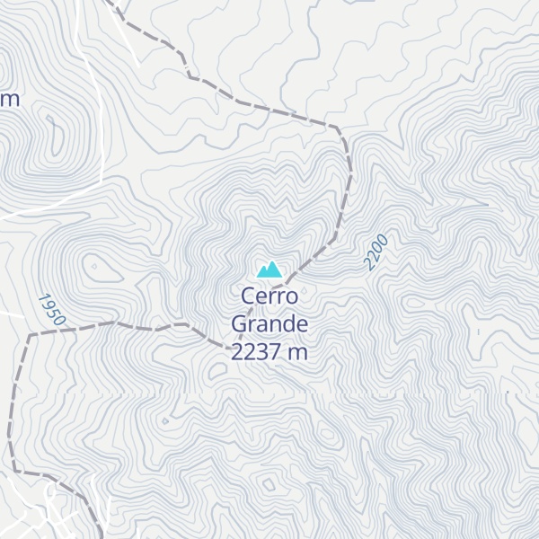 Map of Cerro Grande