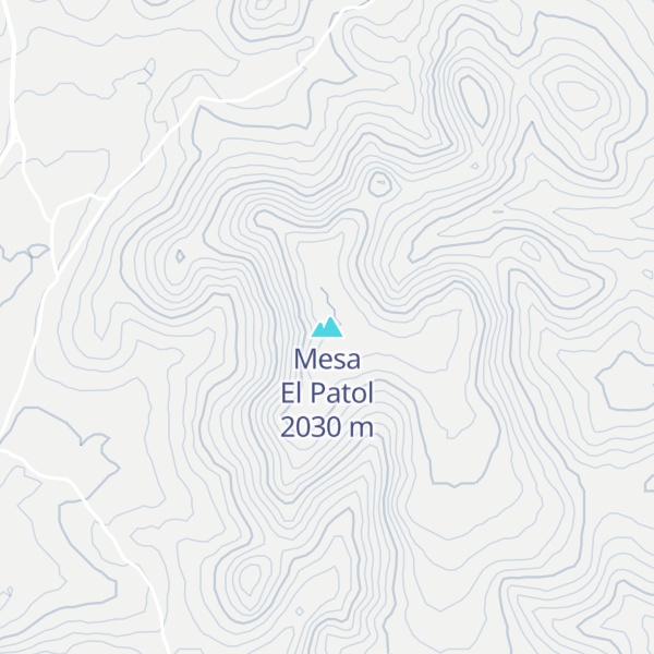 Map of Mesa El Patol