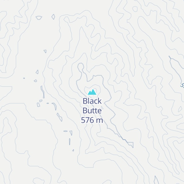 Map of Black Butte