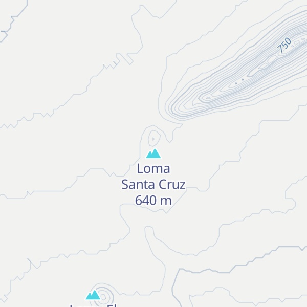 Map of Loma Santa Cruz