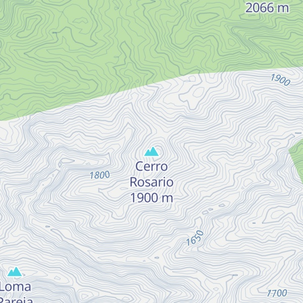 Map of Cerro Rosario